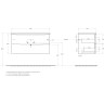 База под раковину BELBAGNO MARINO-CER-N-1000-2C-SO-NL-P