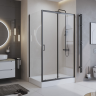 Душевой уголок BELBAGNO UNO-195-AH-1-120/100-C-NERO