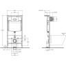 Монтажный элемент для подвесного унитаза BELBAGNO BB026 + BB084NERO BB026/BB084NERO
