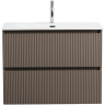 Тумба под раковину BELBAGNO UNO UNO-MINI-800-2C-SO-СO 80 см, подвесная, бежевый матовый UNO-MINI-800-2C-SO-CO